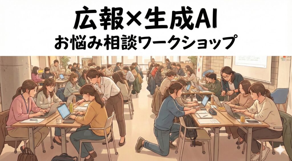 「広報×生成AI」お悩み相談ワークショップ